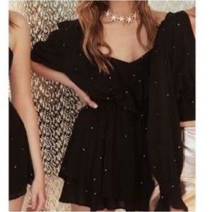 For Love and Lemons Disco Baby Drawstring Dress